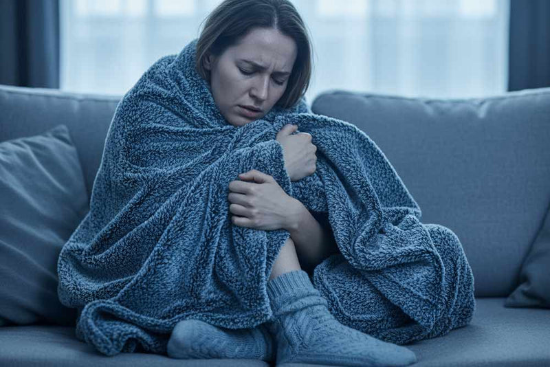 Peripheral Warming Relieves Menopausal Chills
