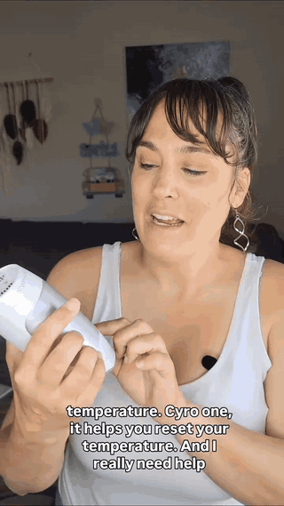 Melody shares how Cryo-1 helps with her hot flashes